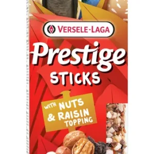 Schnäppchen VERSELE-LAGA Prestige Sticks Großsittich Nüsse&Rosinen 2 Stück